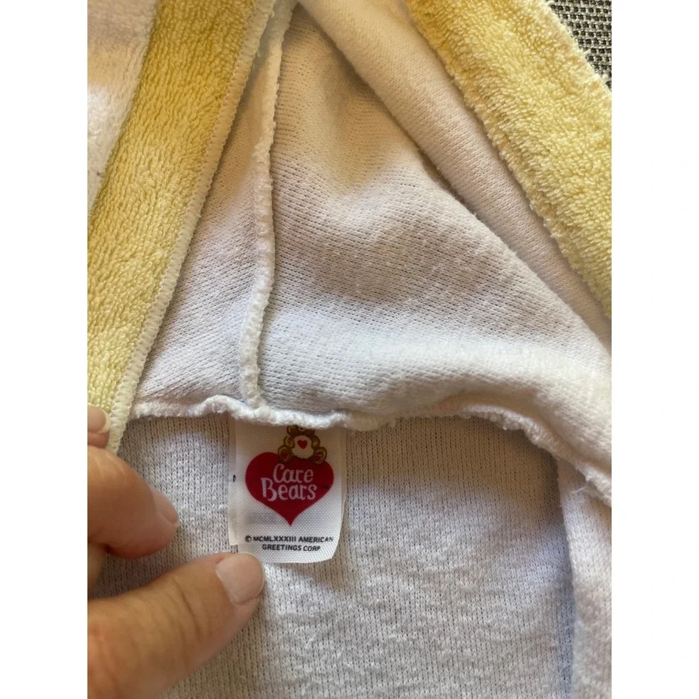 Care Bears Sleep Sack Infant OS White Excellent Vintage 1983 Funshine Bear Hood